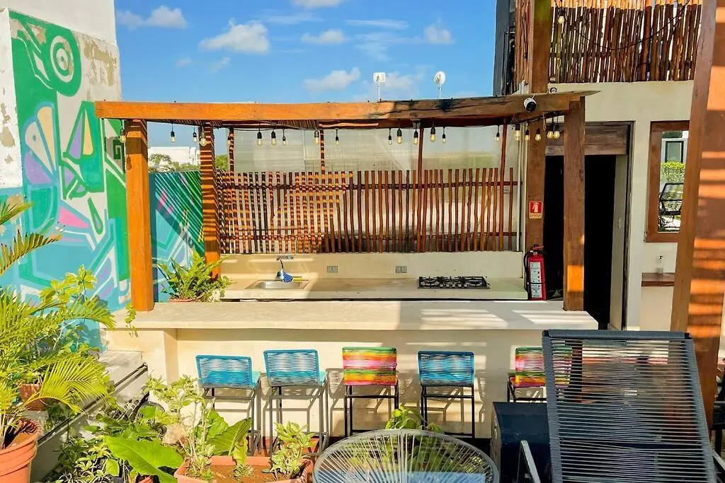Moderno Y Eco-Friendly Loft 3 By Noox Apartment Tulum 0*,